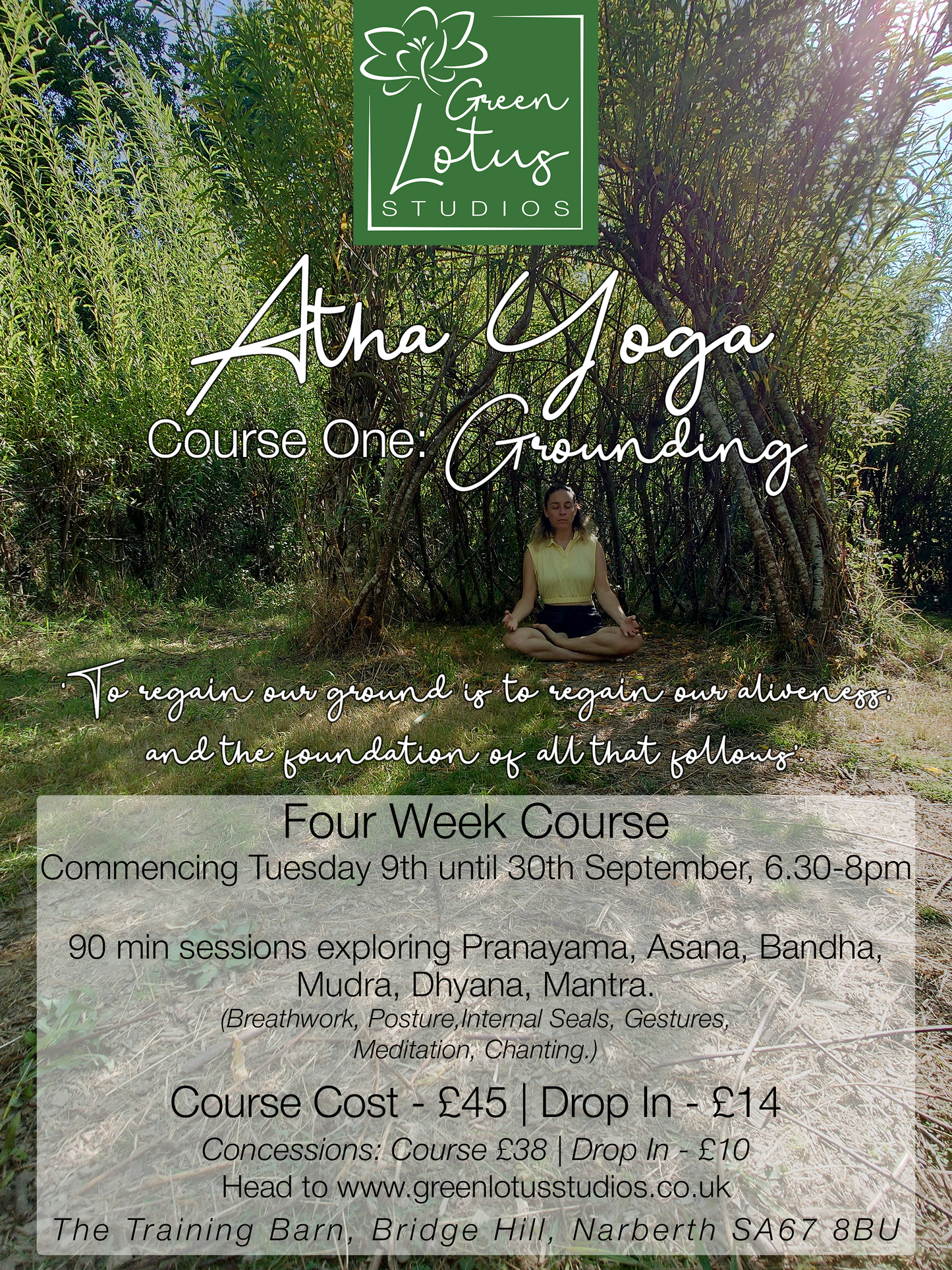 Atha Yoga Course @ The Training Barn