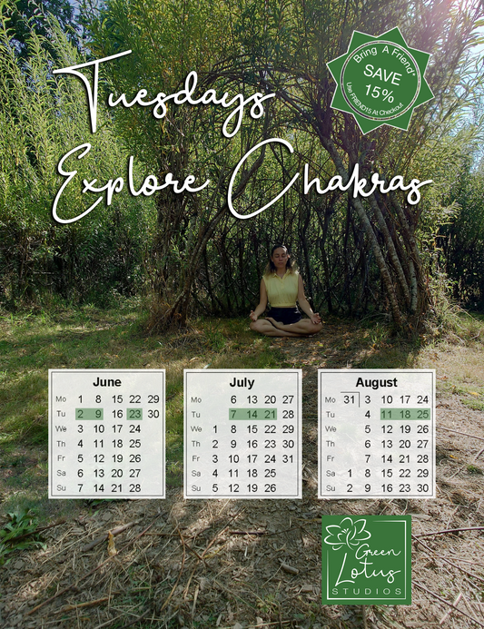SUMMER YOGA - Tuesdays Explore Chakras