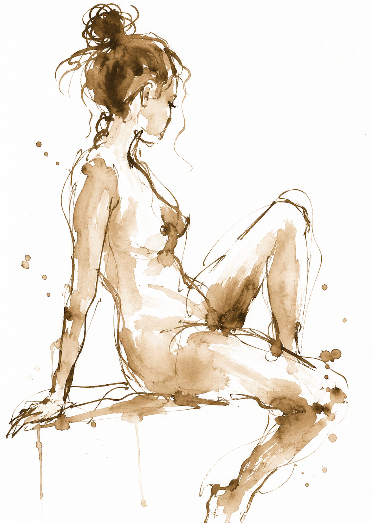 Life Drawing Using Watercolours With Tom Shepherd